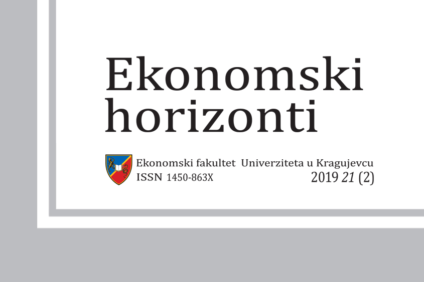 Научни часопис Економски хоризонти 21 (2) 2019