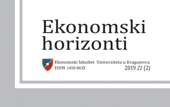 Научни часопис Економски хоризонти 21 (2) 2019