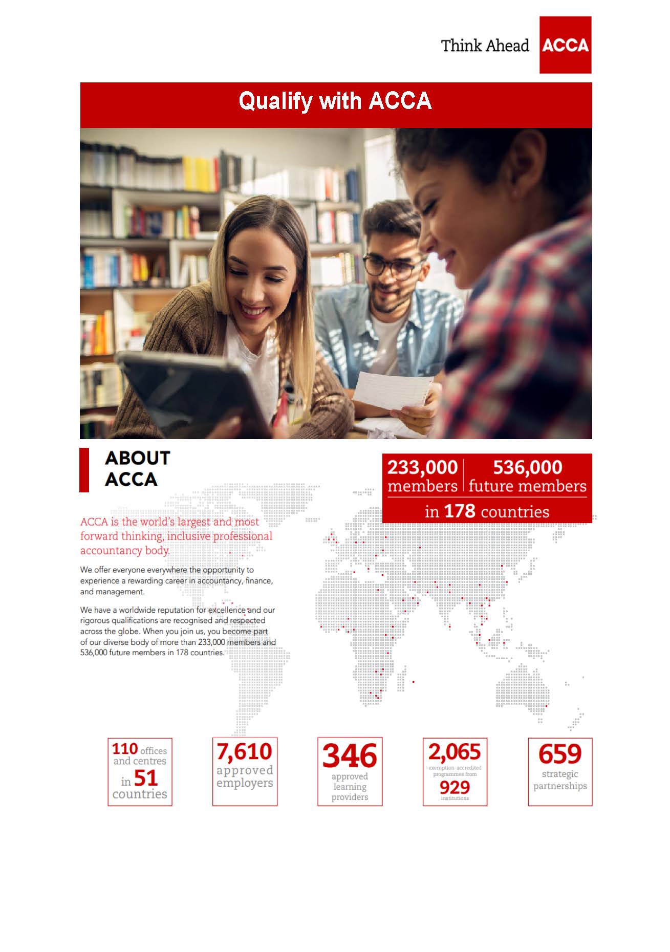 Qualify with ACCA flyer for students English 2022 Page 1