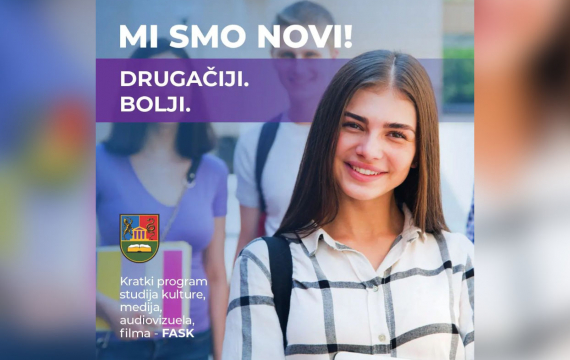 Kратки програми студија Филм, култура и аудиовизуелно стваралаштво